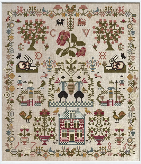 DCVH 1785: A Dutch Red House Sampler