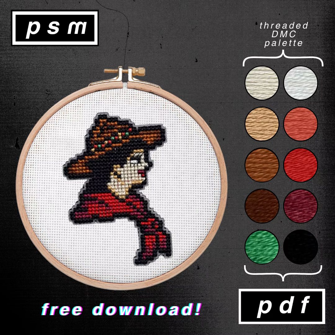 Prof. Milton Zeis Mini Cowgirl Portrait Pattern