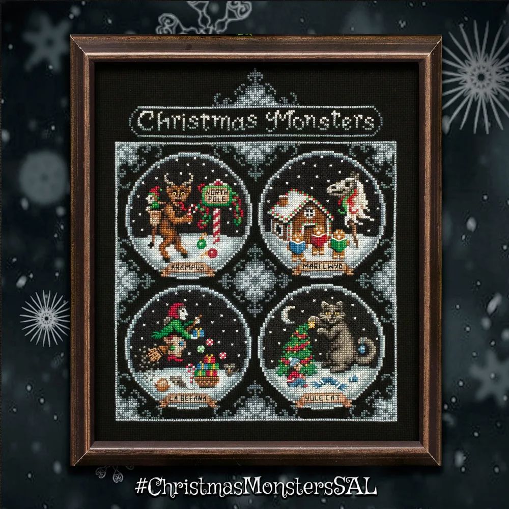 Christmas Monsters Ornament Set