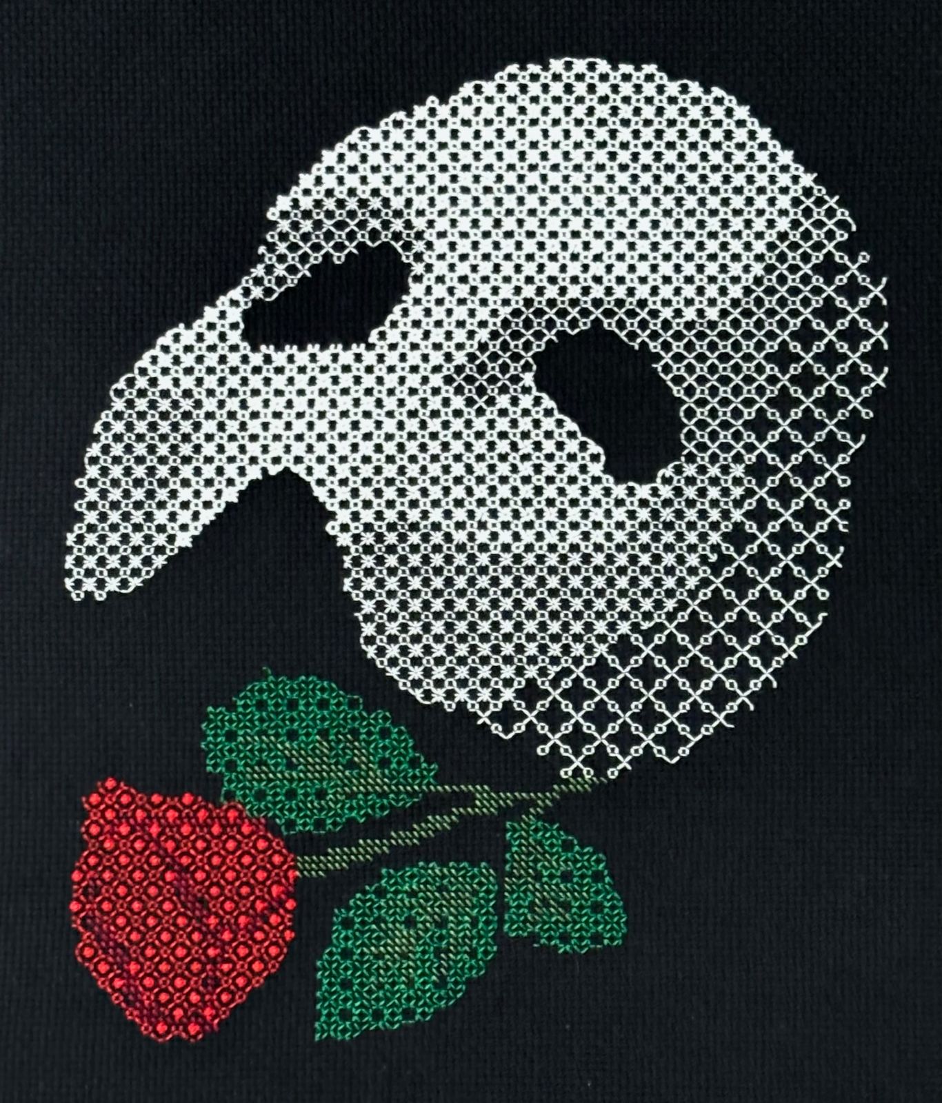 Thumbnail for Blackwork Phantom Mask