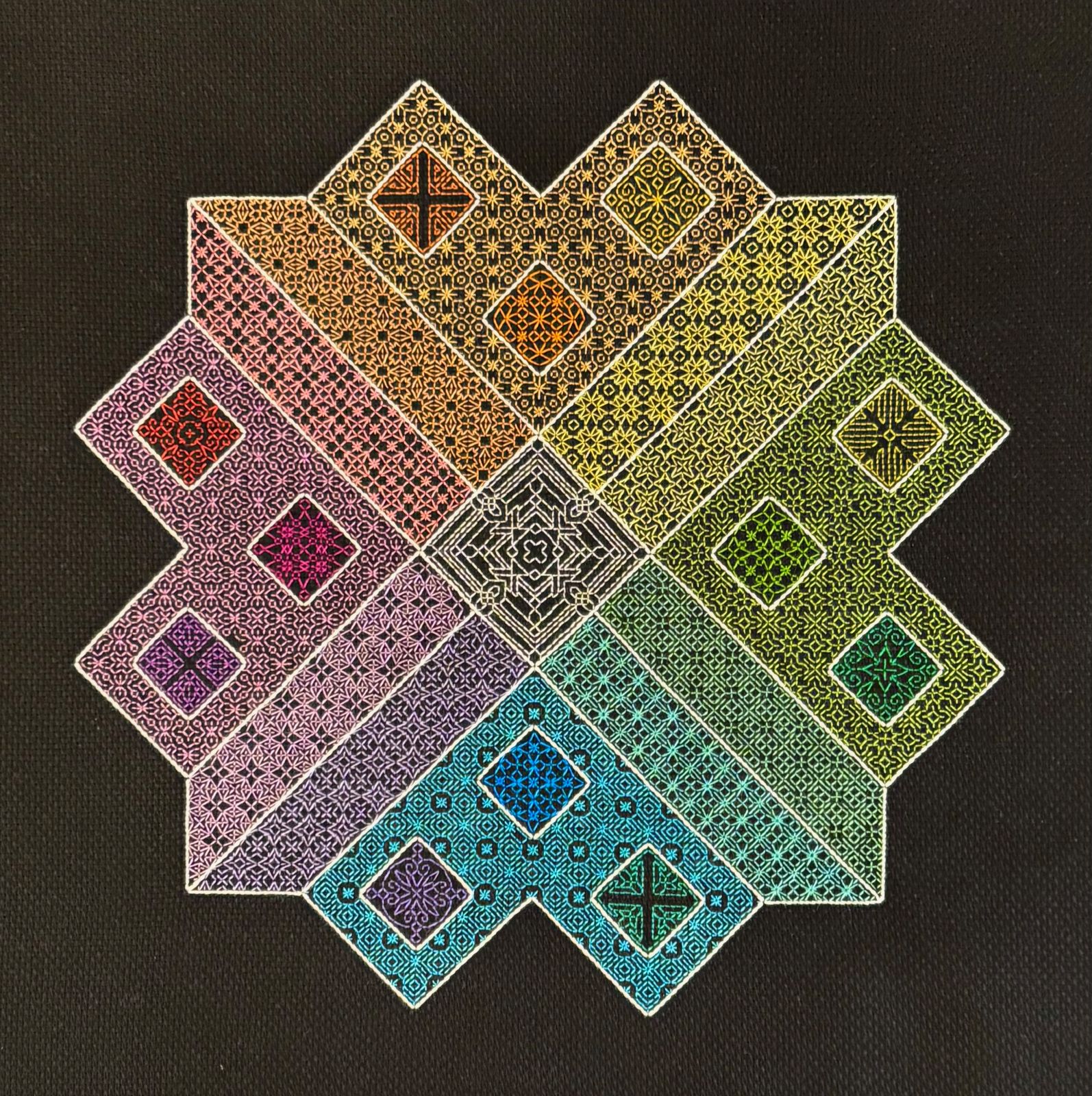 Carnival Blackwork Sampler