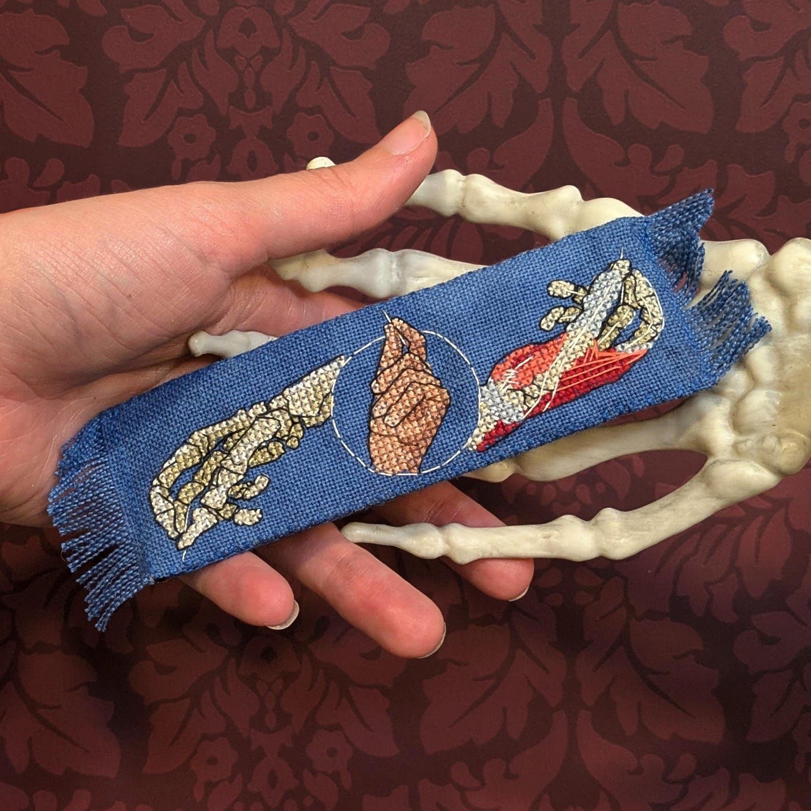 Anatomical Hand Bookmark
