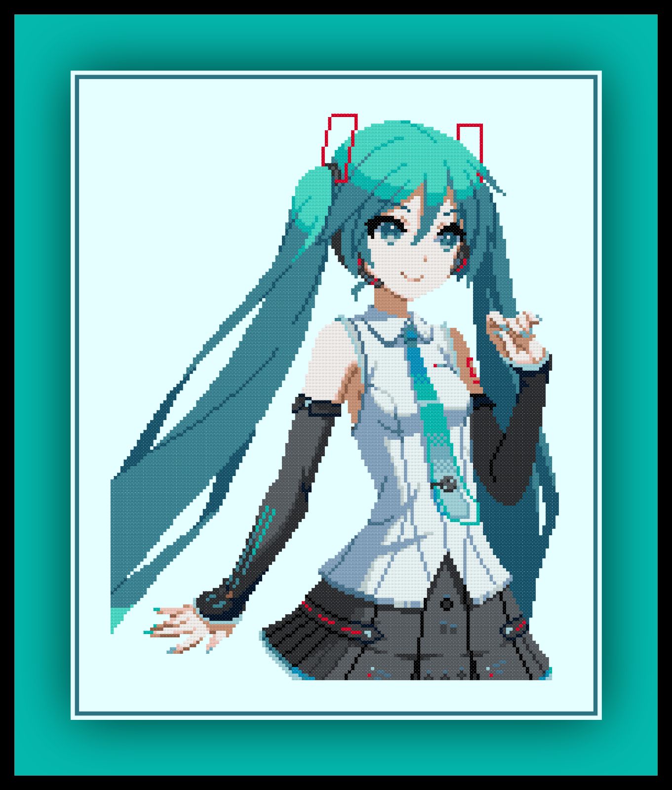 Thumbnail for Hatsune Miku V4 Sprite
