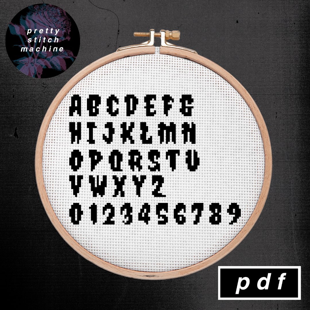 Horror Halloween Alphabet / Font Pattern