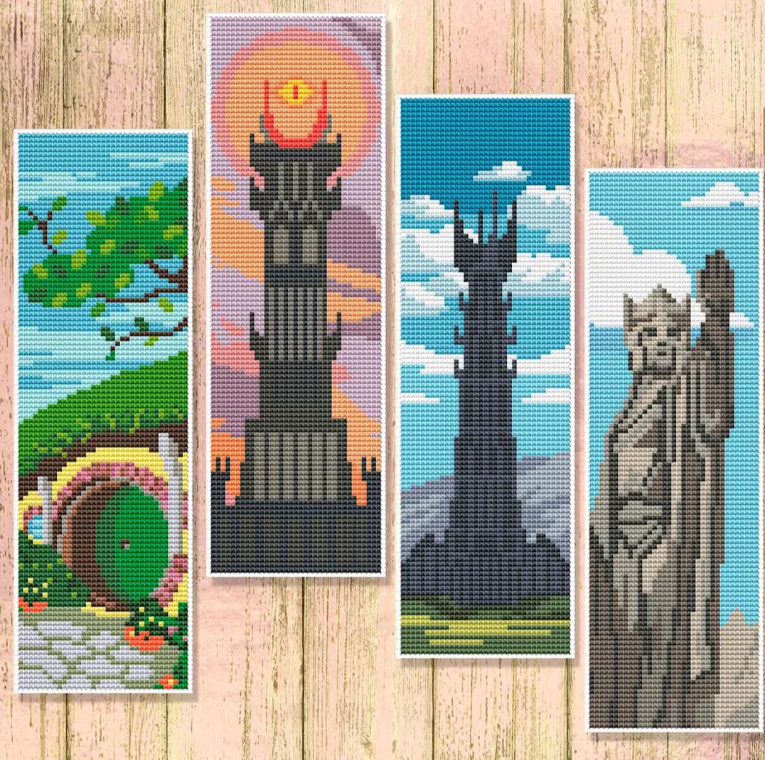 Bookmarks LOTR Cross Stitch Pattern