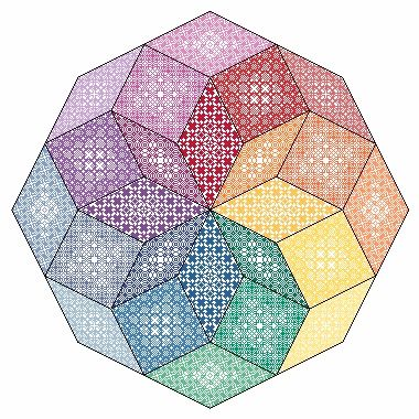 Blackwork Colour Wheel