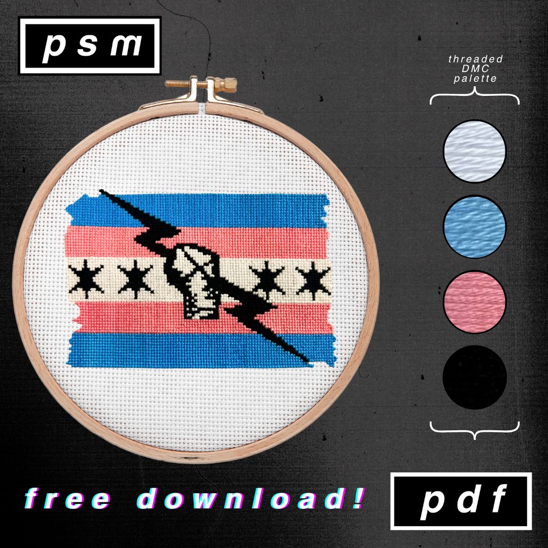 CM Punk Flag Trans Pride Pattern
