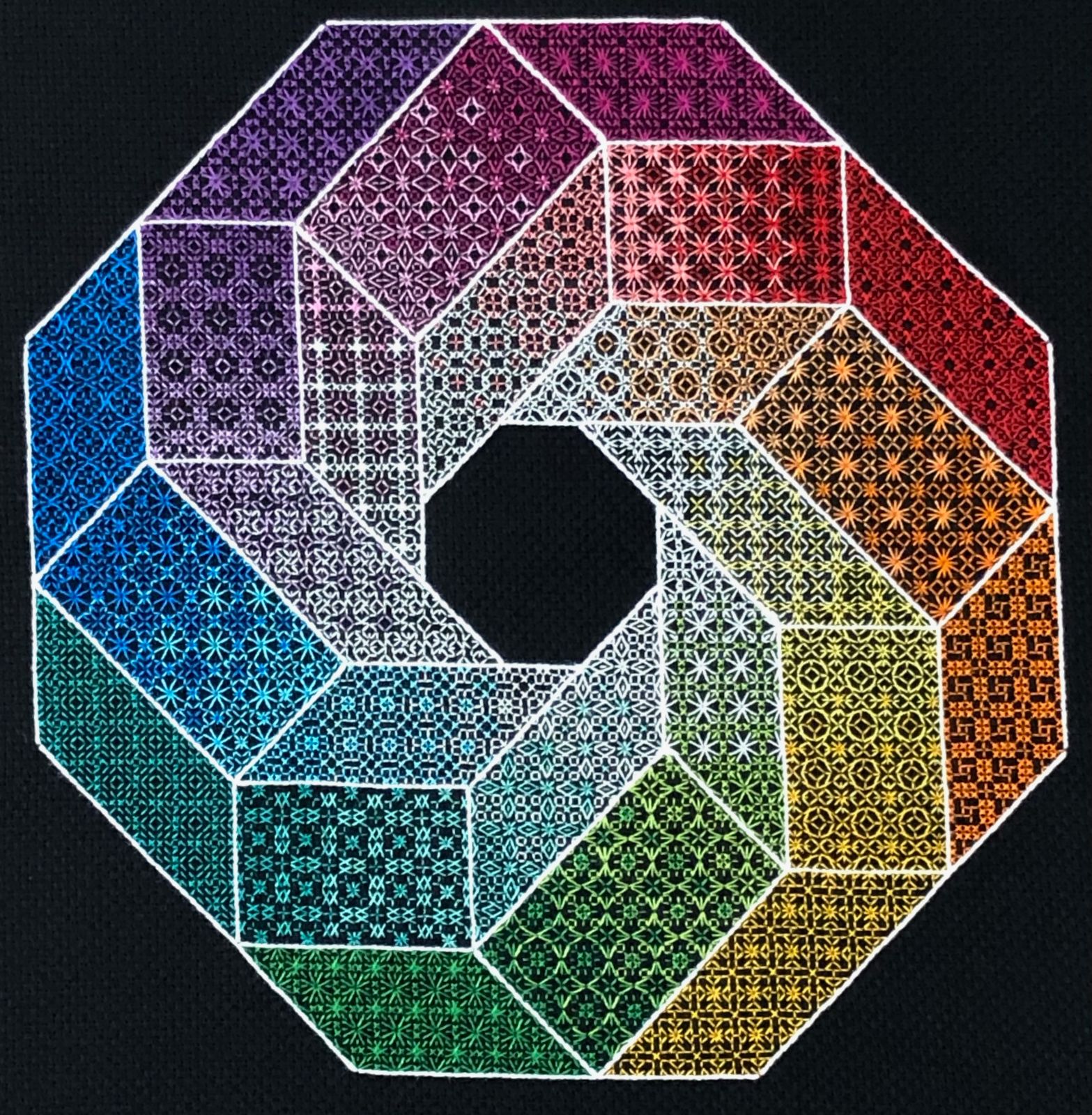 Pirouette Blackwork Sampler