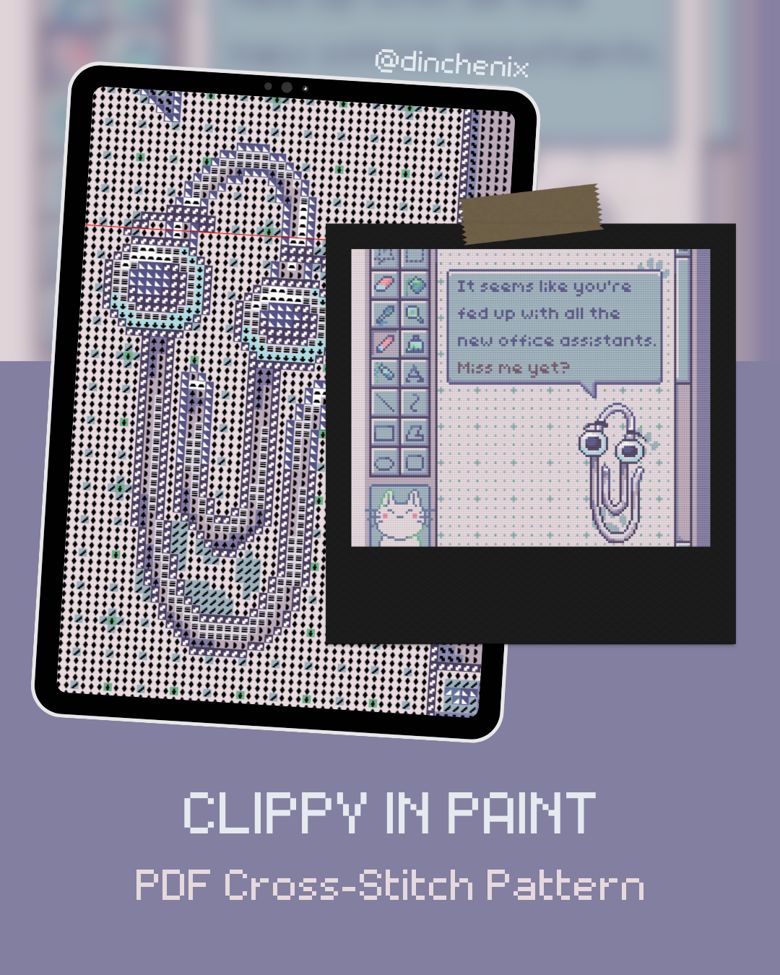Thumbnail for Clippy in Paint