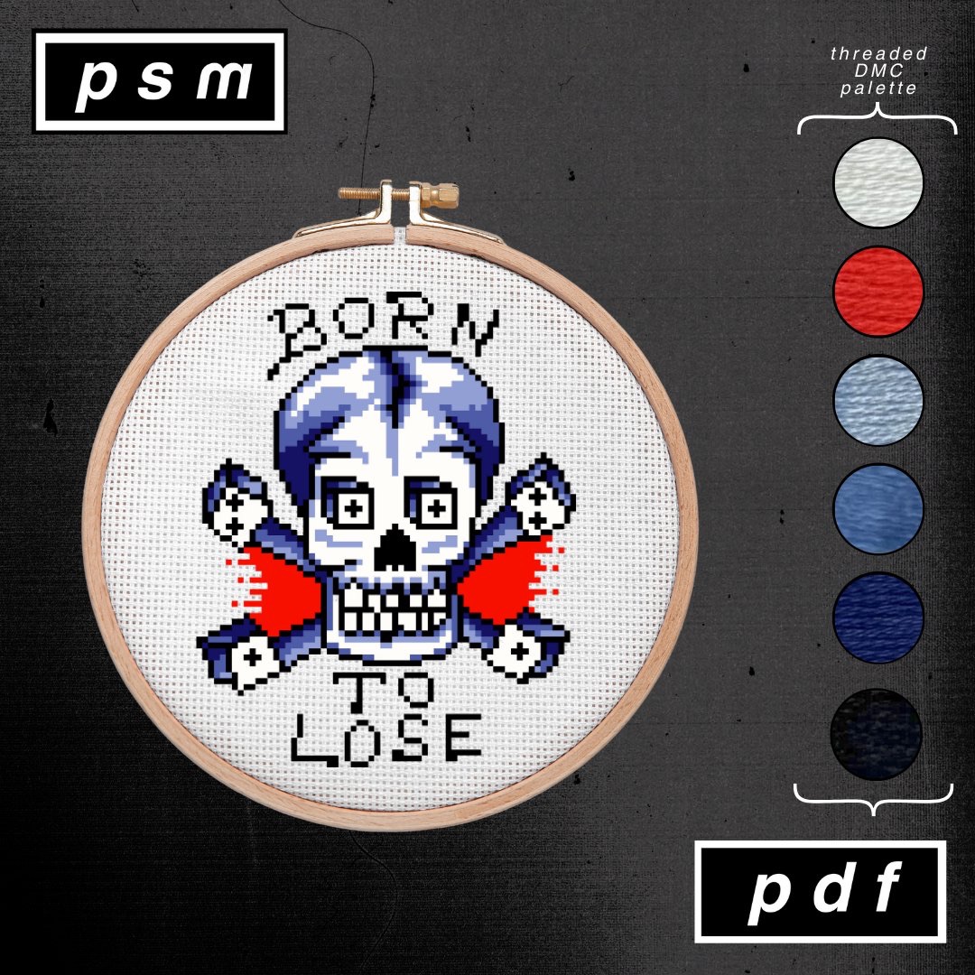 Bert Grimm Born to Lose Dice Skull