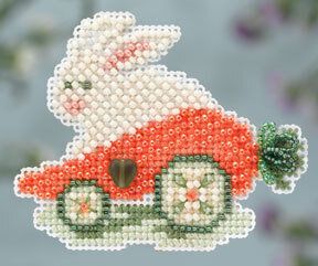 Rabbit Ride Beaded Cross Stitch Kit