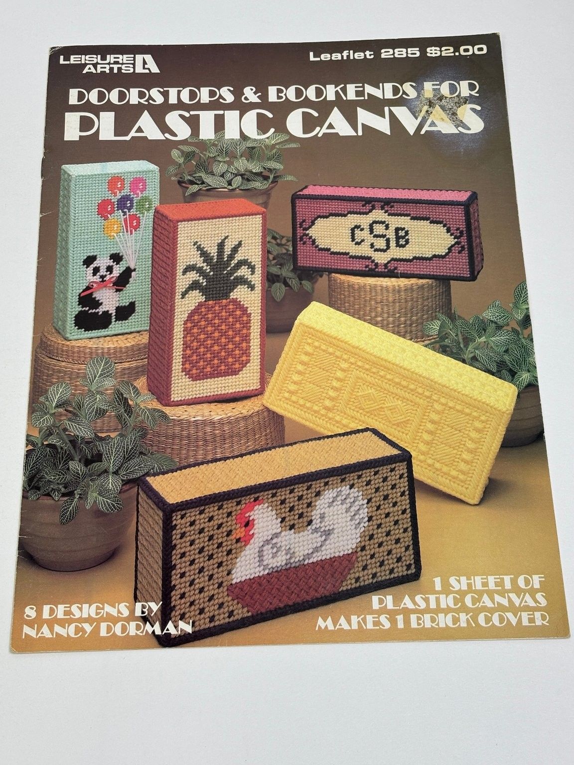 Doorstops & Bookends for Plastic Canvas