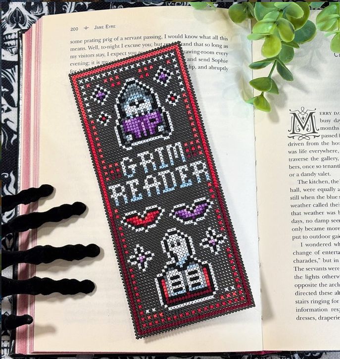 Thumbnail for Grim Reader Bookmark