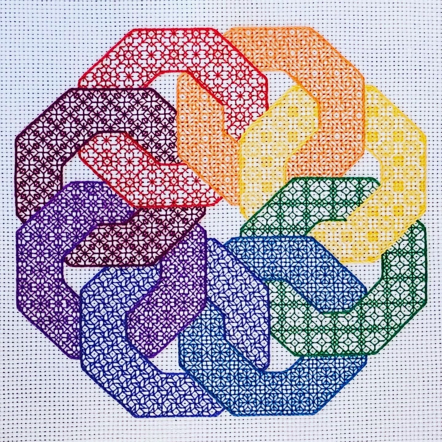 Magic Rings Blackwork Sampler