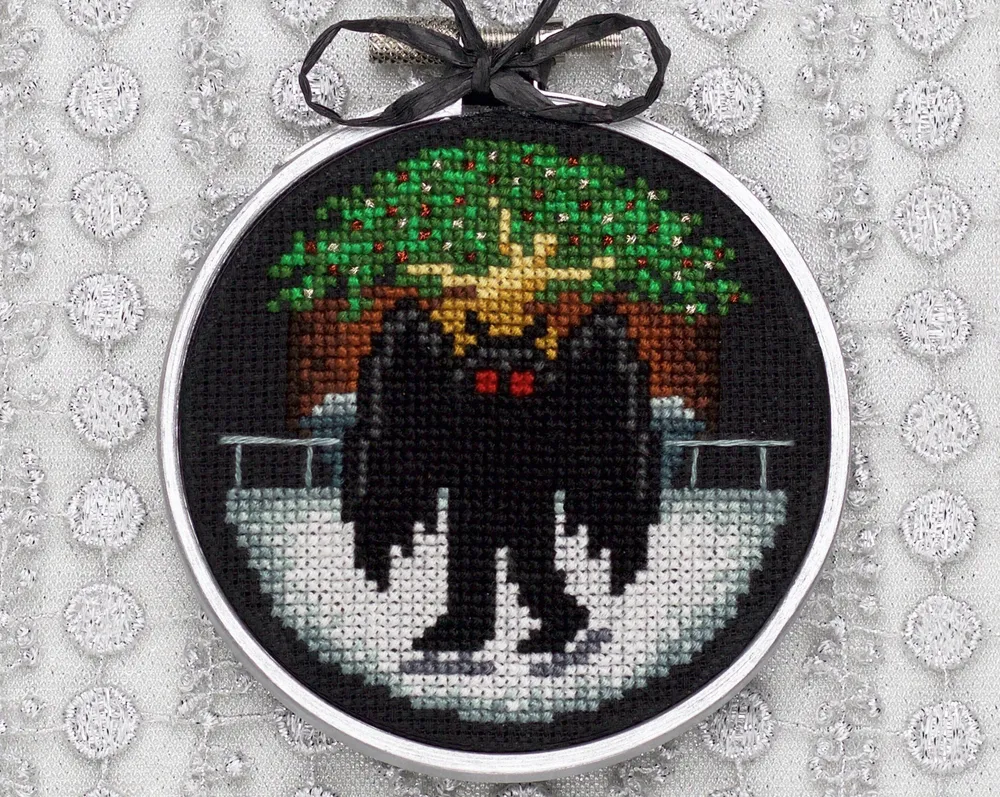 Mothman in a Winter Wonderland