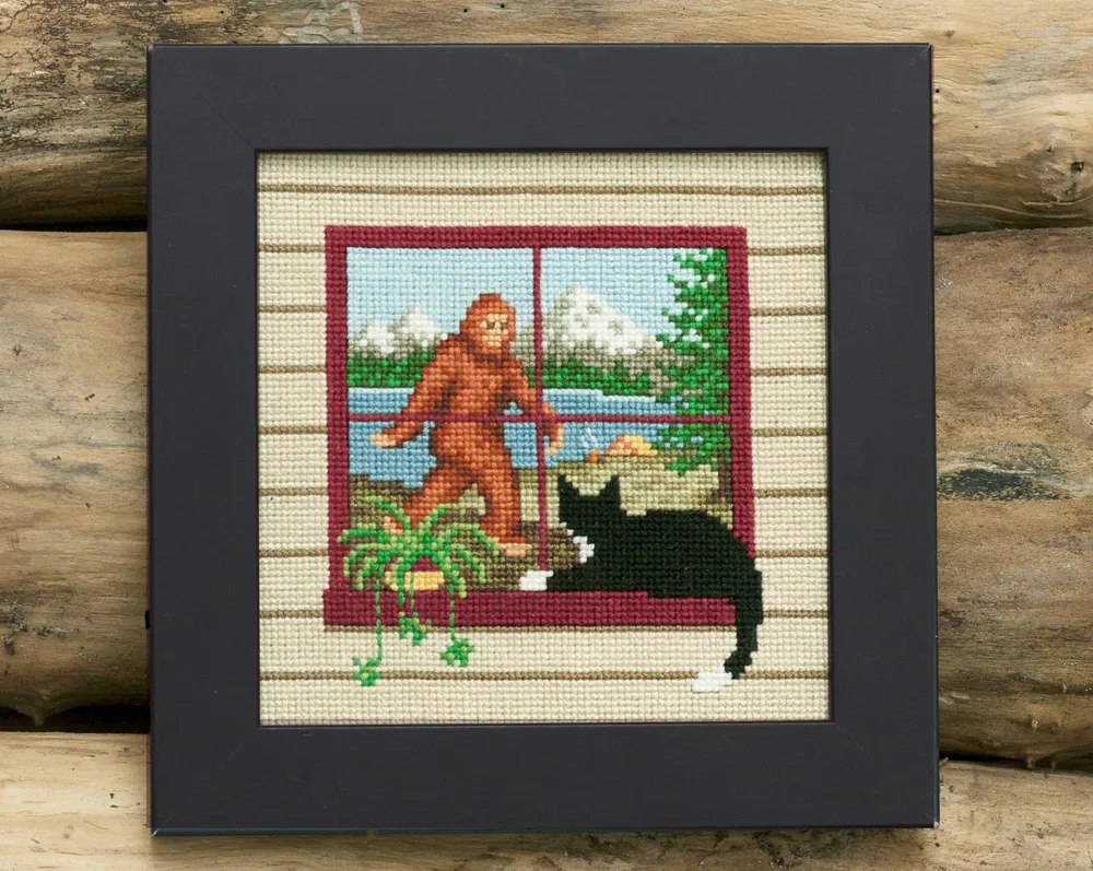 What the Cat Saw: Bigfoot!