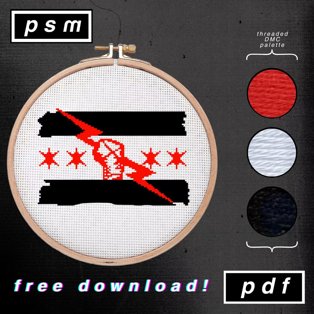 Thumbnail for CM Punk Flag Pattern