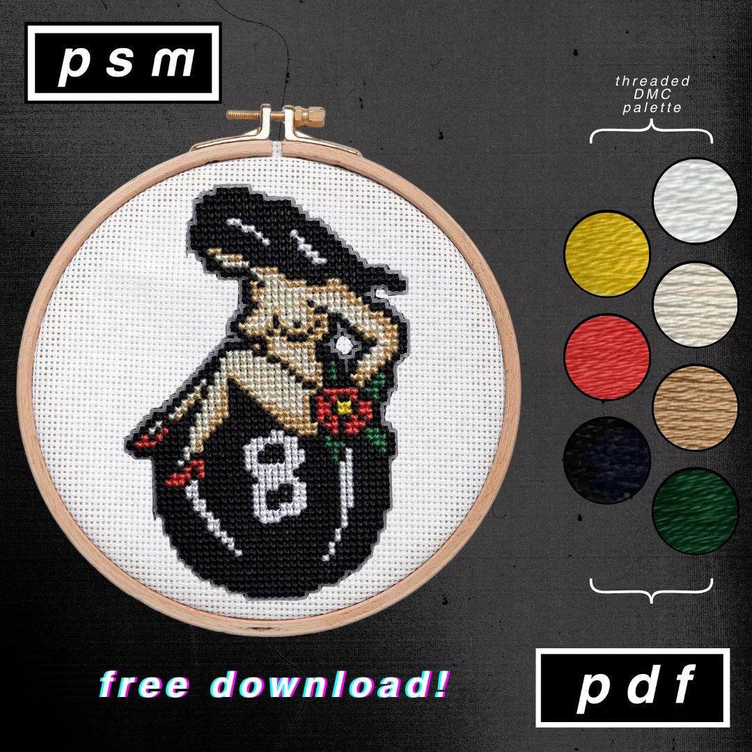 Brooklyn Joe Lieber 8-Ball Pin Up Pattern