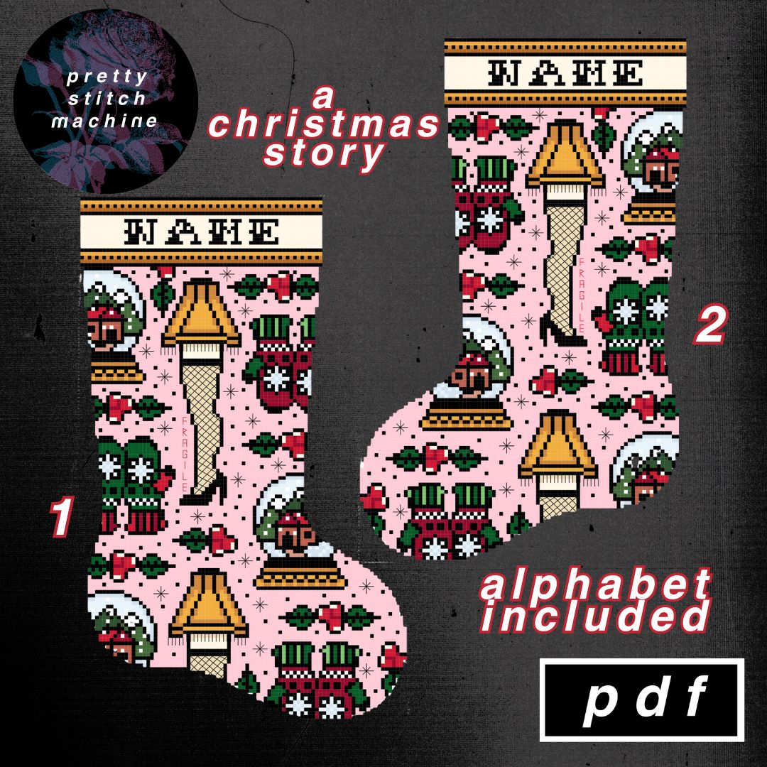 'A Christmas Story' Christmas Stocking Pattern