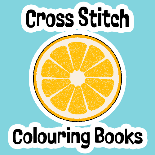 Cross Stitch Colouring Books